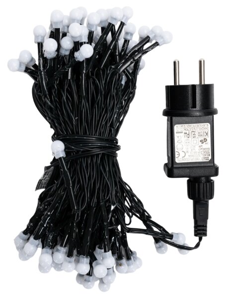 Aigostar - Ghirlandă LED decorativă pentru exterior 100xLED/3,6W/230V/8 funcții 10m IP44 alb cald