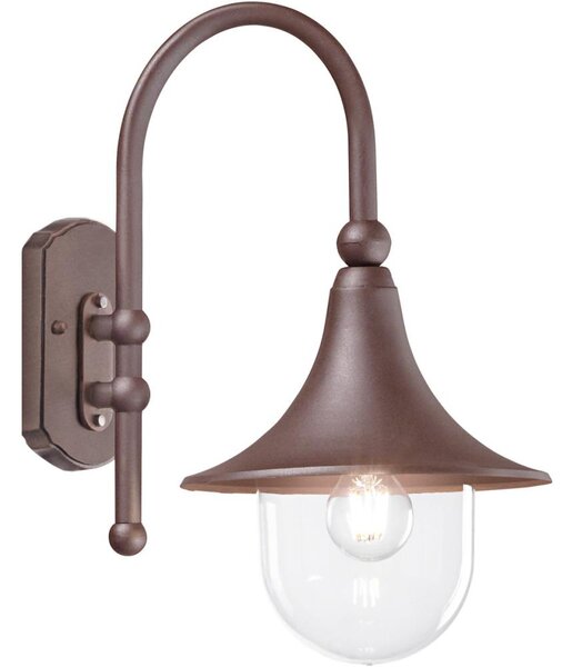 Ideal Lux - Aplica de exterior CIMA 1xE27/52W/230V IP43 maro