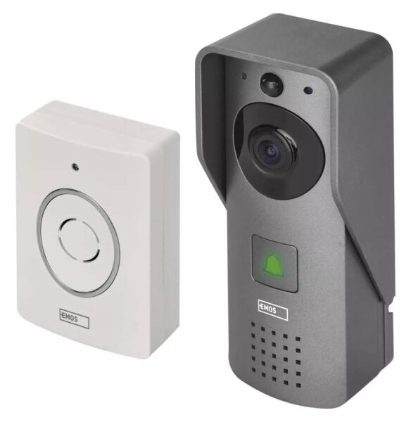 Sonerie video fără fir cu senzor de mișcare GoSmart 12V 3xAA IP44 Wi-Fi Tuya
