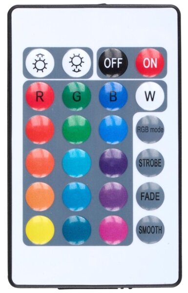 Grundig - Lampă de podea LED RGBW dimabilă LED/10W/5V neagră + telecomandă