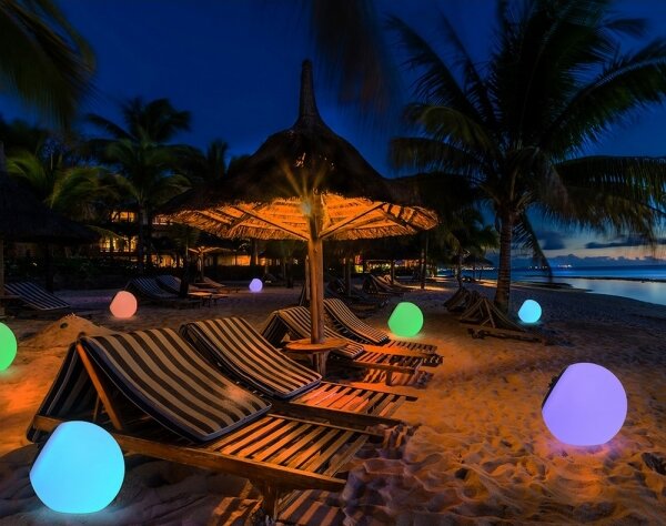 Top Light BALL RGB RC - LED RGB solar cu telecomandă, dimabil, 1,2W, IP44