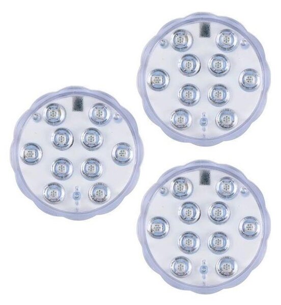 Grundig - Set de 3 lămpi LED RGBW dimabile LED/3W/3xAAA IP65 + telecomandă