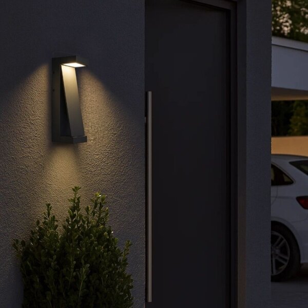 Rabalux 77067 - Aplica de perete pentru exterior BRADU, LED 13W, 230V, IP65, antracit