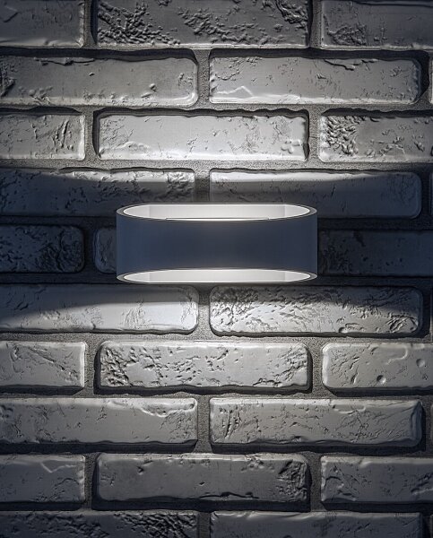 Rabalux 77178 - Aplică de perete LED pentru exterior GERLA LED/9W/230V IP54 albă