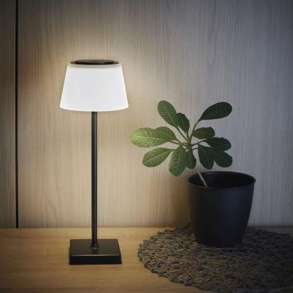 Lampă LED reîncărcabilă dimabilă EMOS Z7630B KATIE LED/4W/10V 1800mAh IP44 negru