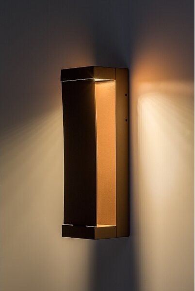 Rabalux 77068 - Aplica LED de exterior BRADU, 13W, 230V, IP65, maro