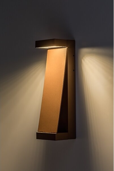 Rabalux 77068 - Aplica LED de exterior BRADU, 13W, 230V, IP65, maro