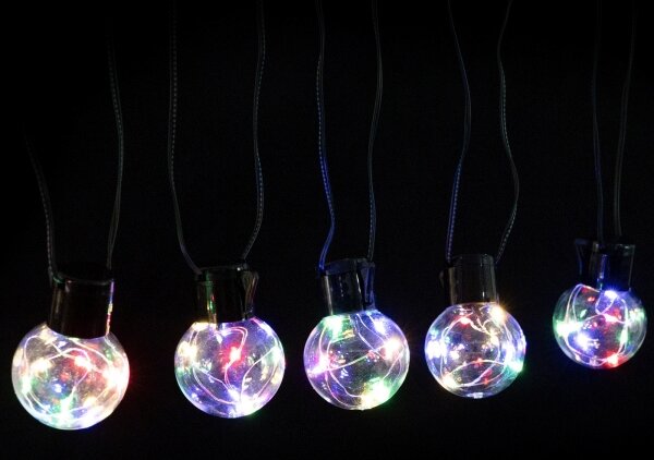 Aigostar - Ghirlandă LED decorativă RGBY pentru exterior 160xLED/3,6W/230V 10m IP44