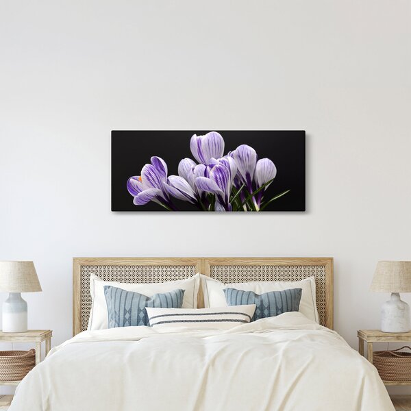 Tablou - Crocus violet (120x50 cm)