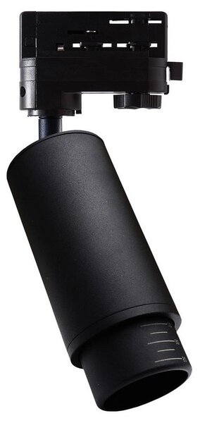 Spot pentru sistem pe șină trifazic MICA 1xGU10/25W/230V negru