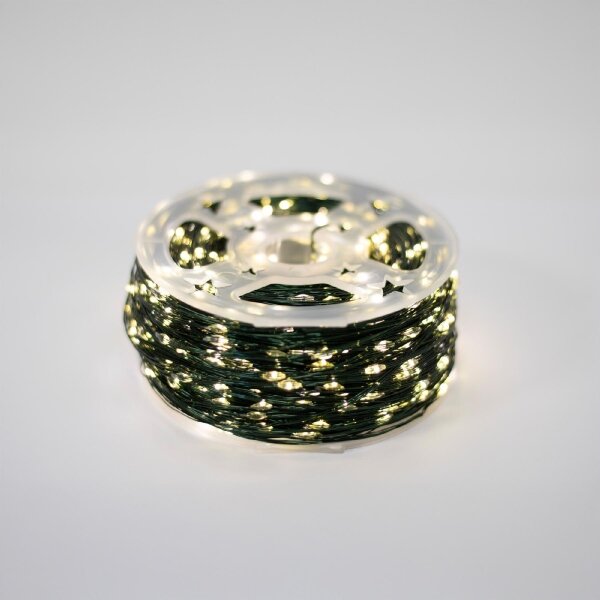 Ghirlandă LED de exterior 1500xLED/230V, 8 funcții, 153 m, IP44, alb cald + telecomandă