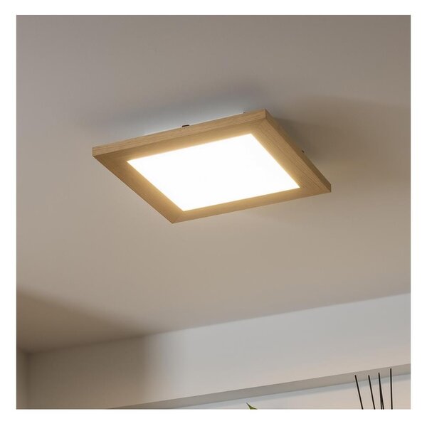 Plafonieră LED Brilagi SLIMFRAME WOOD LED/25W/230V 34x34 cm maro