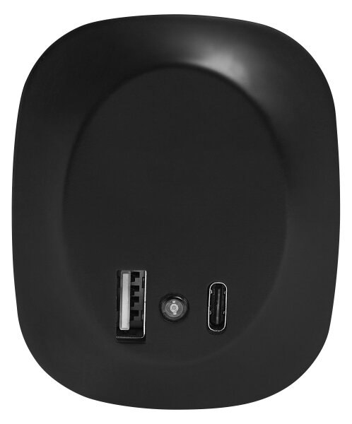 Osram- Lampă de veghe LED pentru priză cu senzor și port USB LUNETTA LED/12,5W/230V