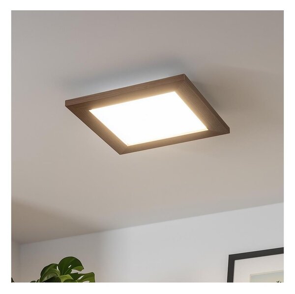 Plafonieră LED Brilagi SLIMFRAME WOOD LED/25W/230V 34x34 cm maro închis