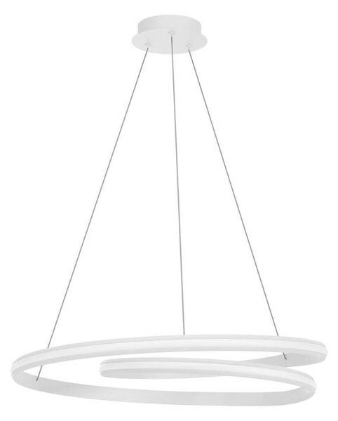 Redo 01-4363 - Candelabru LED dimmabil TORSION, suspendat pe cablu, 60W/230V, alb