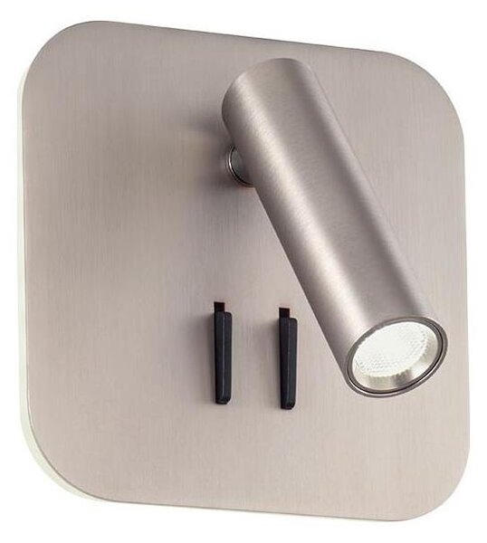 Redo 01-2978 - Aplică de perete LED QUDA, LED 6W/230V + LED 3W, CRI 90, crom