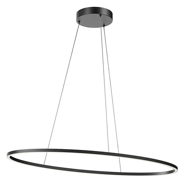 Redo 01-3339 - Pendul LED LEO, reglabil, 48W/230V, negru