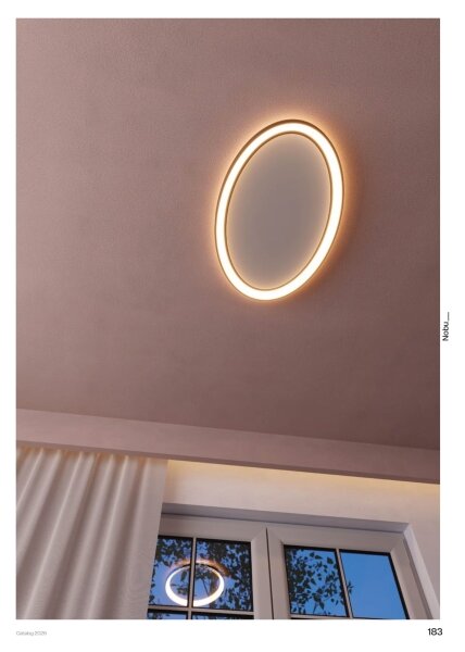 Redo 01-3810 - Plafonieră LED dimabilă NOBU, 80 W, 230 V, aurie