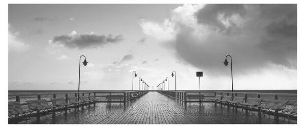 Tablou - Promenada la mal (120x50 cm)