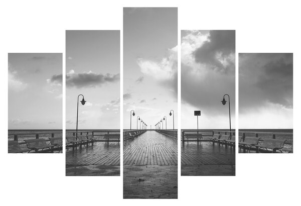 Tablou - Promenada la mal (150x105 cm)