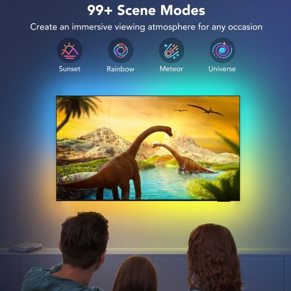 Govee - Iluminare ambientală LED SMART RGBIC pentru TV 40-50" cu Wi-Fi