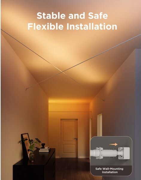 Govee - Bandă LED RGBICWW suspendată LED/36W/24V 4m Skyline Matter Wi-Fi