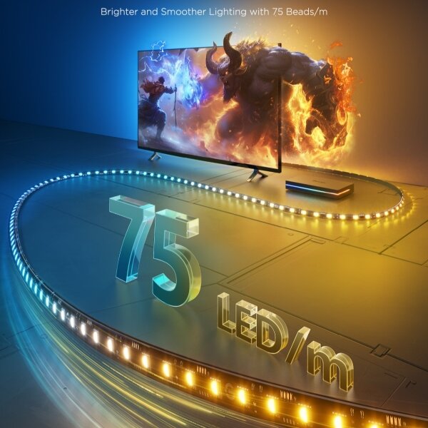 Govee - AI Sync Box 2 Iluminare RGBICW pentru Smart TV 55-65" Wi-Fi