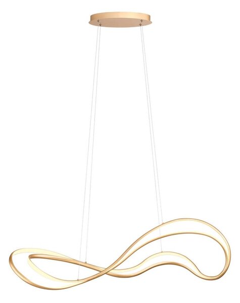 Redo 01-3598 - Lustru LED cu intensitate reglabilă pe cablu TEMPEST LED/58W/230V, auriu