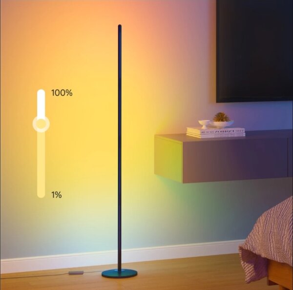 Govee - Lampă de podea dimabilă LED RGBW LITE MATTER, 24W/230V, Wi-Fi