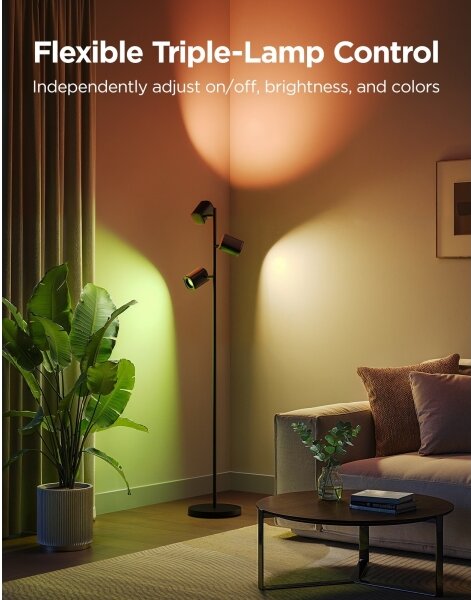 Govee - Lampă de podea LED dimmabilă TREE MATTER RGBICWW/48W/230V Wi-Fi