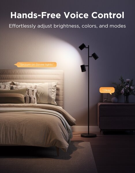Govee - Lampă de podea LED dimmabilă TREE MATTER RGBICWW/48W/230V Wi-Fi
