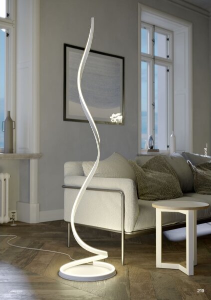 Redo 01-4281 - Lampadar LED reglabil SCROLL LED/30W/230V alb