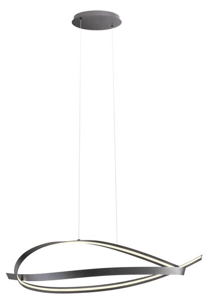 Lustră LED dimabilă suspendată pe cablu IMPULS LED/38W/230V, neagră