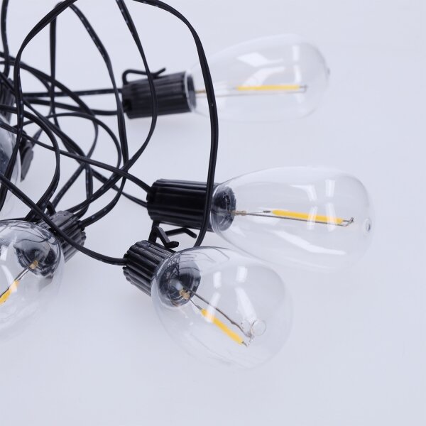 Brilagi - Ghirlandă LED pentru exterior 10xLED/3xAA 3,2m IP44 alb cald