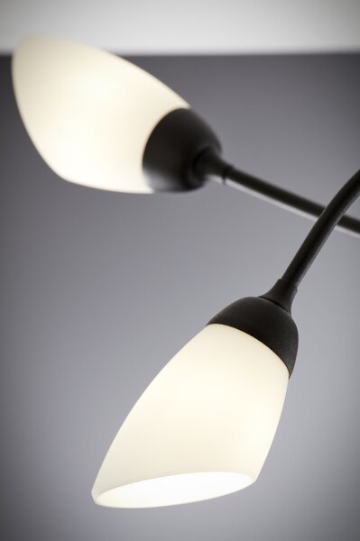 Jupiter 2056 - Candelabru GLORIOSA pe tijă 10xG9/14W/230V, negru