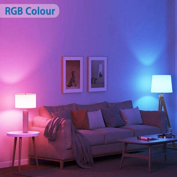 Set de 6 becuri LED dimabile GU10/6,5W/230V 2700-6500K Wi-Fi - Aigostar