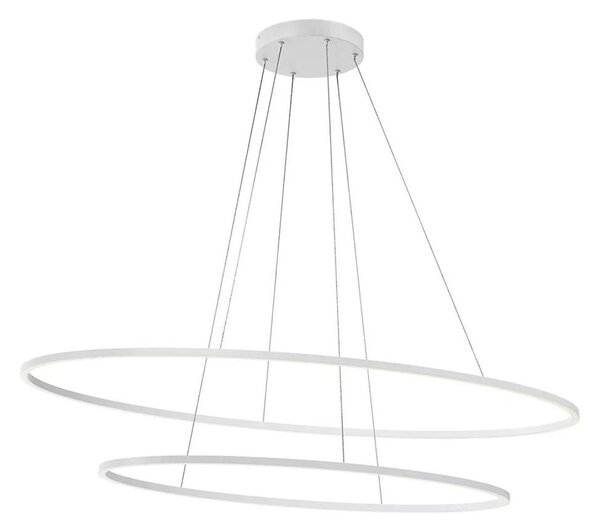Redo 01-3342 - LEO lustră LED reglabilă pe cablu, 115W/230V, albă