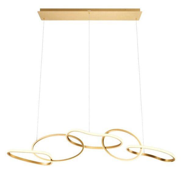 Redo 01-3392 - Lustră LED dimerizabilă pe cablu BIAS LED/120W/230V auriu