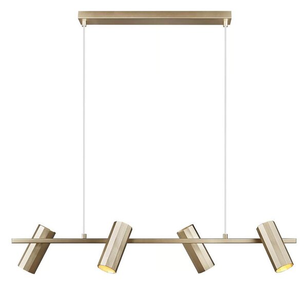 Nordlux - ALANIS lustră suspendată pe cablu 4xGU10/15W/230V alamă