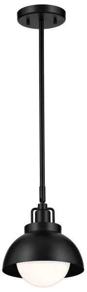 Lampă de perete Kichler KL-NIVA-1W-1P-BK NIVA 1xE27/40W/230V negru