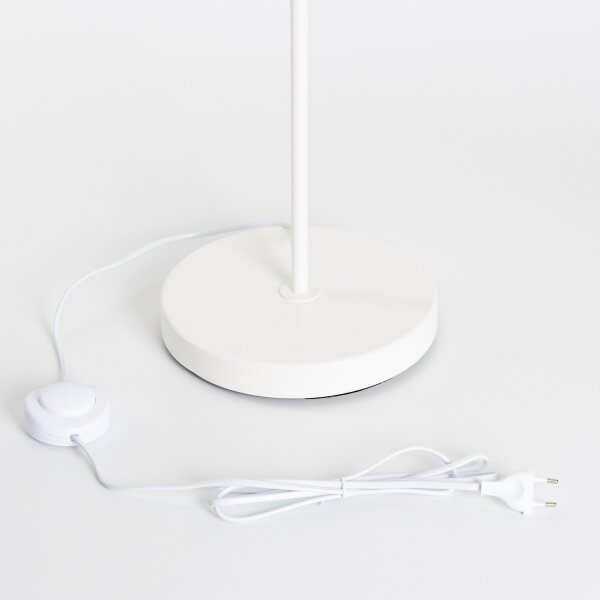 Brilagi - Lampă LED de podea CERIA 1xE27/40W/230V pr. 20,5 cm gri/alb