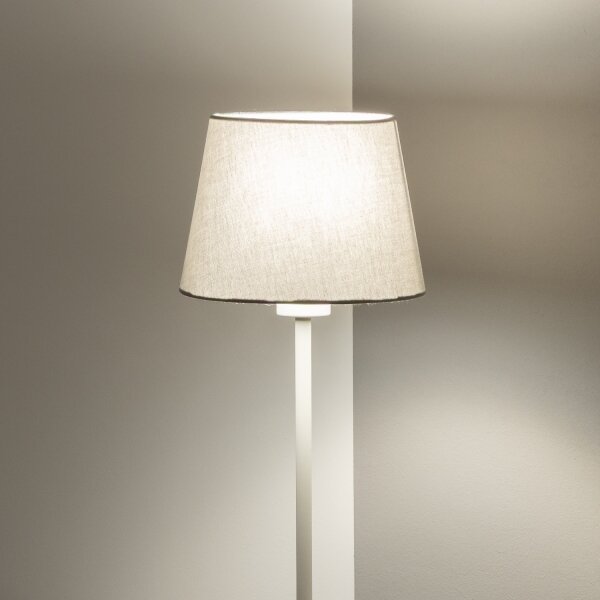 Brilagi - Lampă LED de podea CERIA 1xE27/40W/230V pr. 20,5 cm gri/alb