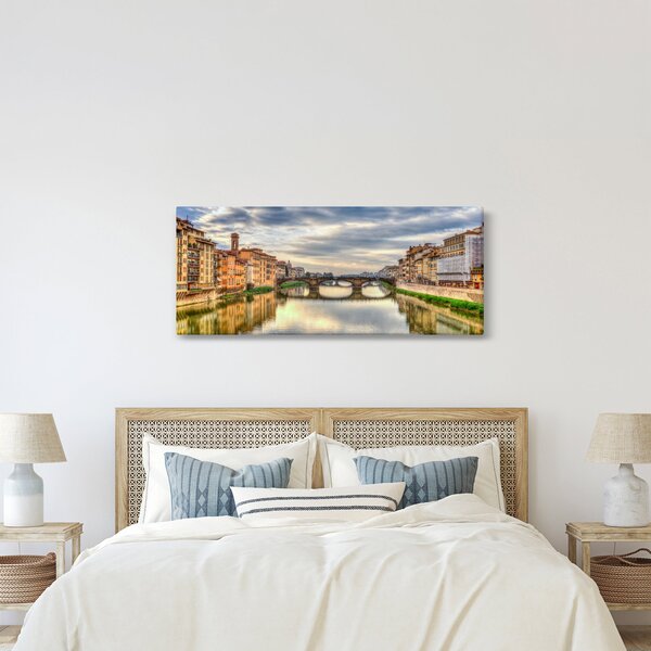 Tablou - Pod peste râu (120x50 cm)