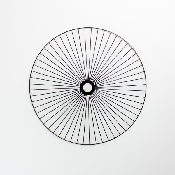 Brilagi - Lustră aplicată cu LED CERIA WIRE 1xE27/40W/230V, diametru 60 cm, neagră