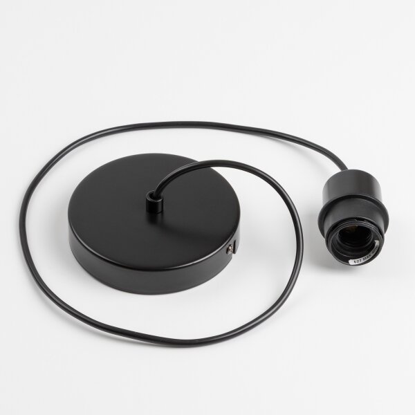 Brilagi - Lampă suspendată LED pe cablu CERIA WIRE 1xE27/40W/230V 40x56 cm negru