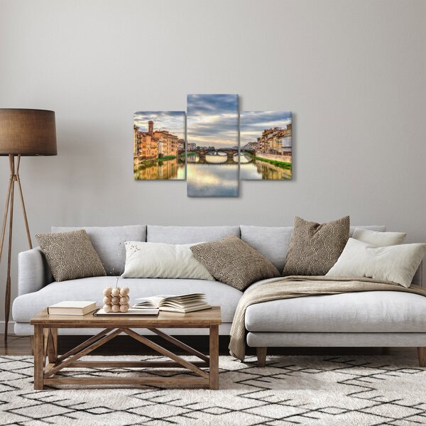 Tablou - Pod peste râu (90x60 cm)