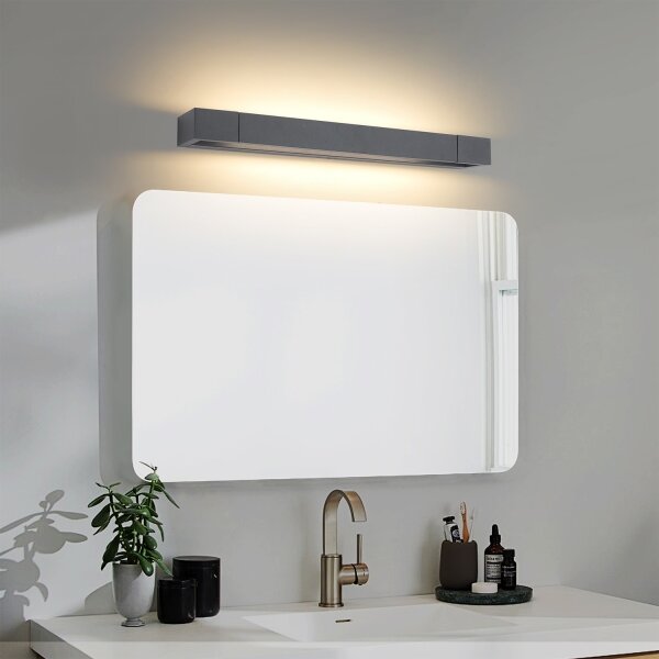 Brilagi Iluminare LED pentru oglindă AQUA LINE, 12 W, 230 V, 45 cm, IP44, antracit