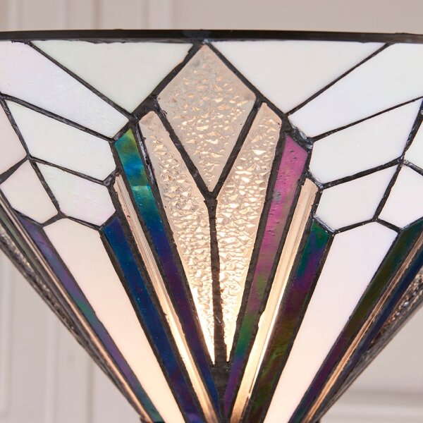 Endon 63933 - Lampă de podea în stil Tiffany ASTORIA, 1xE27/60W/230V, diam. 40 cm