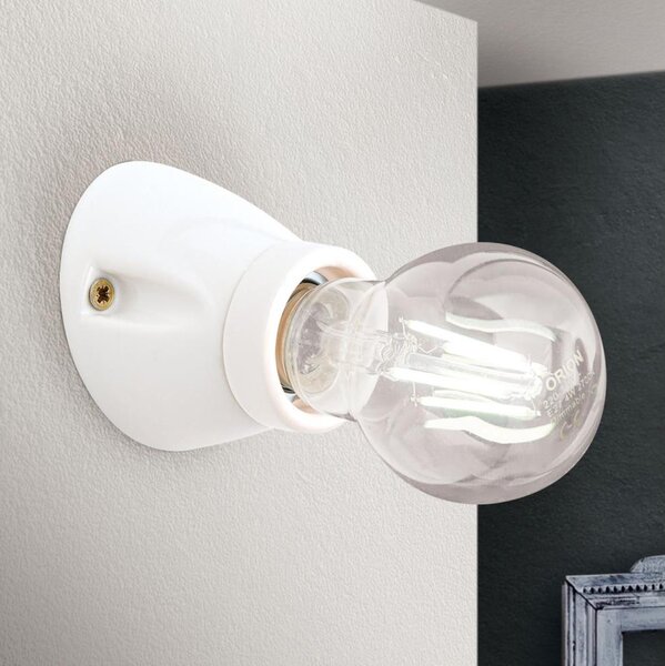 Orion - Aplica de perete FROST 1xE27/60W/230V albă