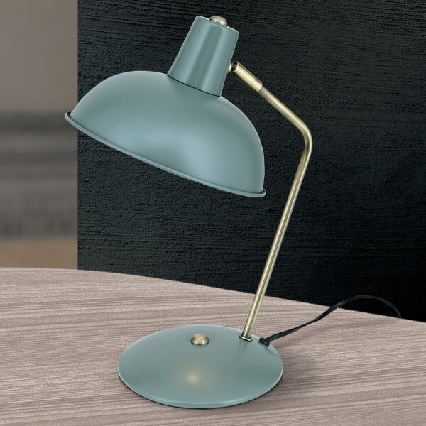 Orion - Lampă de masă FEDRA 1xE14/40W/230V verde mentă/alamă